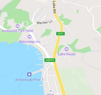 map for The Waterhead Inn