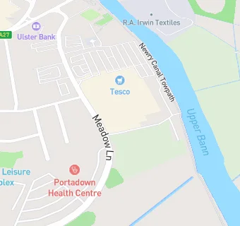 map for Emmanuel Church Portadown