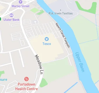 map for MCDONALDS RESTAURANTS PORTADOWN