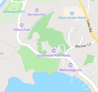 map for Ambleside Park Hotel