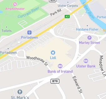 map for Lidl Portadown