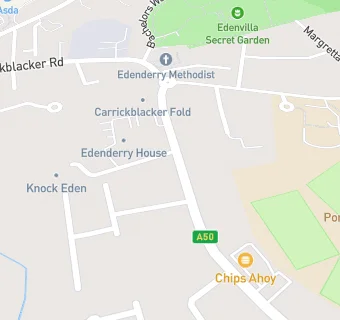 map for EDENDERRY DAY CARE CENTRE