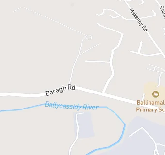 map for Ballinamallard Community Nursery