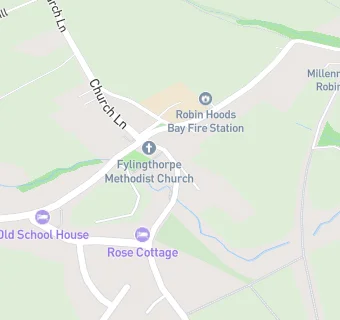 map for Fylingthorpe Methodist Lunch Club