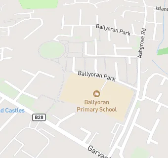 map for BALLYORAN PRIMARY SCHOOL