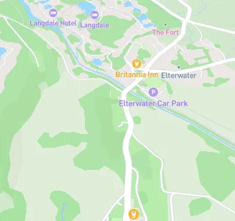 map for Elterwater Independent Hostel Ltd