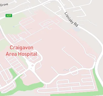 map for CRAIGAVON AREA HOSPITAL