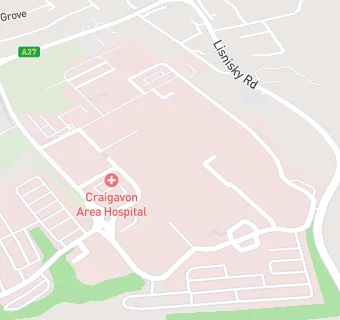 map for BLUESTONE UNIT CRAIGAVON AREA HOSPITAL