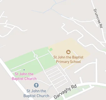 map for ST JOHN THE BAPTIST PRIMARY SCHOOL