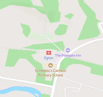 map for St Heddas R.C.Primary School