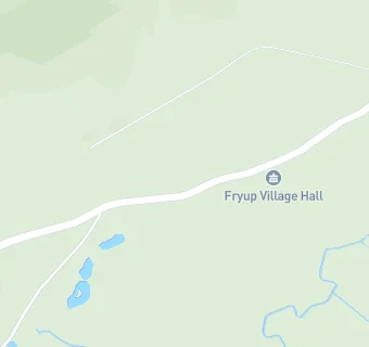 map for Fryup Village Hall