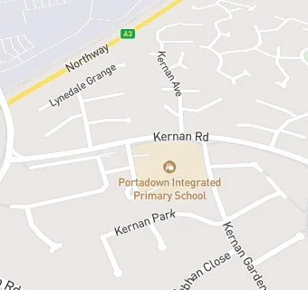 map for PORTADOWN INTEGRATED PRIMARY SCHOOL