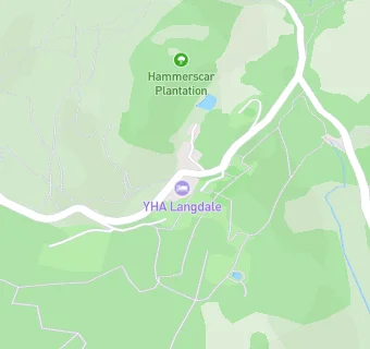 map for YHA Langdale