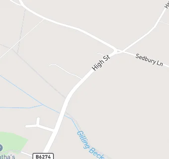 map for Gilling (Richmond) CofE Primary School