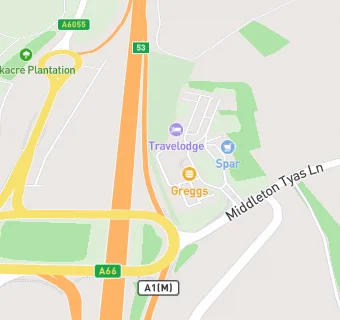 map for Burger King At Granada Services