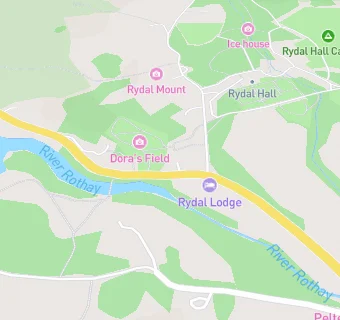 map for Glen Rothay Hotel