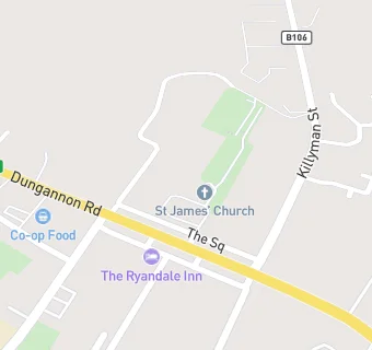 map for The Ryandale Inn