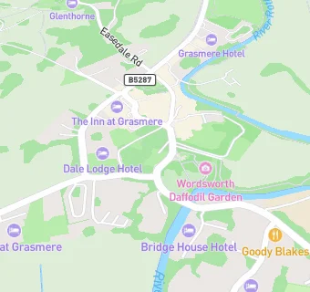 map for Grasmere Gingerbread Shop