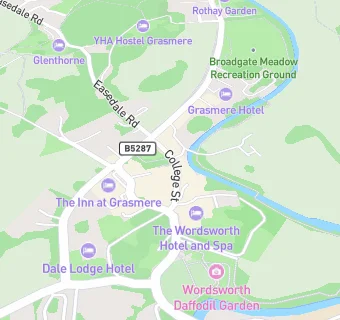 map for Grasmere Fine Foods and Ice Cream