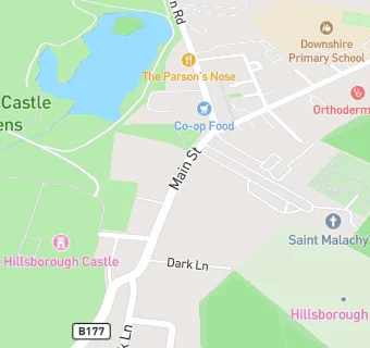 map for HILLSIDE BAR & BISTRO