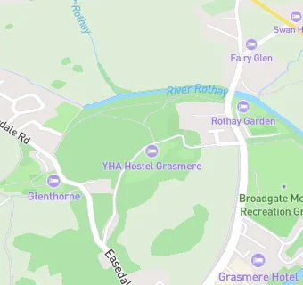 map for YHA Grasmere