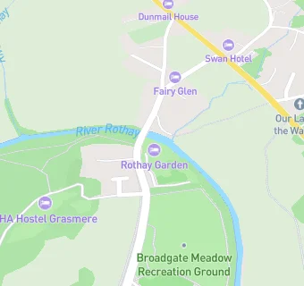 map for Rothay Garden Hotel