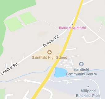 map for SAINTFIELD CENTRAL KITCHEN