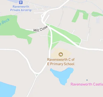 map for The Bay Horse @ Ravensworth