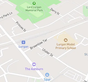 map for LURGAN MODEL PRIMARY SCHOOL