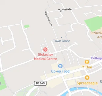 map for Stokesley Surgery