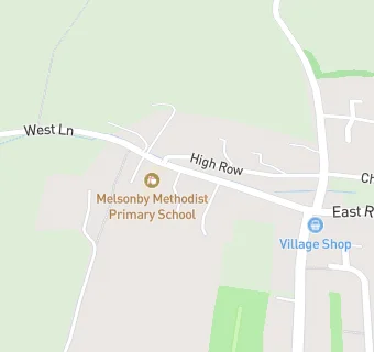 map for Melsonby Methodist Primary School