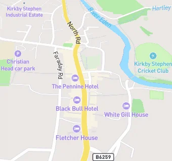 map for Kirkby Stephen and Upper Eden Visitor Centre