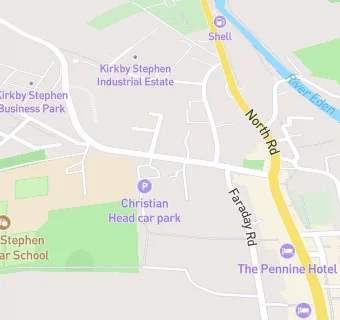 map for Kirkby Stephen Grammar School