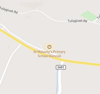 map for ST MALACHY'S PRIMARY SCHOOL