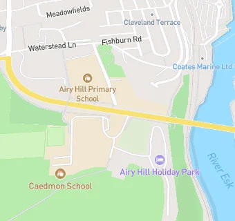 map for Whitby, Airy Hill Community Primary School