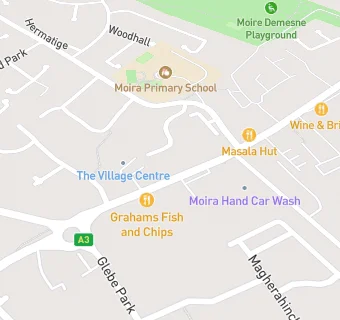 map for Centra Moira