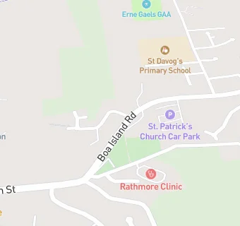 map for St Patrick's Primary School