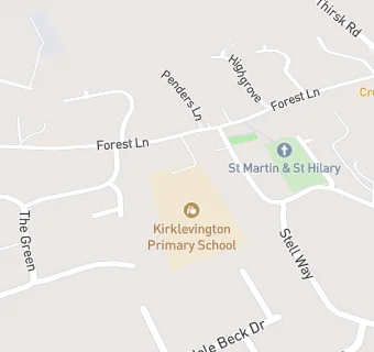 map for Kirklevington Primary School