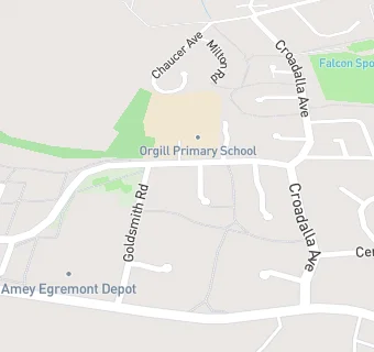 map for Orgill Primary School