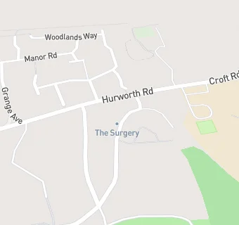 map for Rockliffe Court Surgery