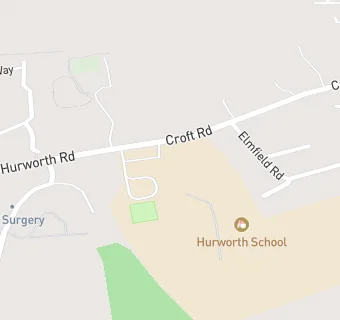 map for Hurworth School