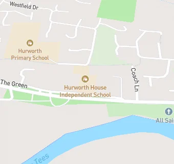 map for Hurworth House School