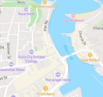 map for Angel Fisheries Harbourside