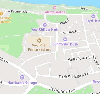 map for The Waverley Guest House