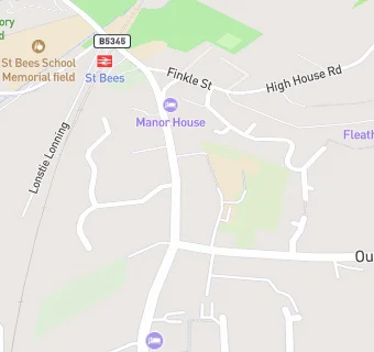 map for St Bees Village School