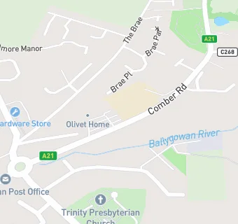 map for BALLYGOWAN COMMUNITY PLAYGROUP