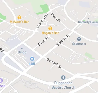 map for Dungannon Presbyterian Church And Hall (gift Ministries)