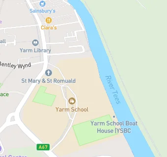 map for Yarm School