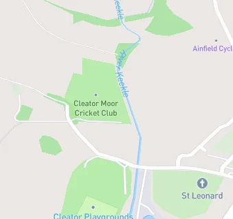 map for Cleator Cricket Club