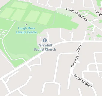 map for Carryduff Service Station (Thorndale)